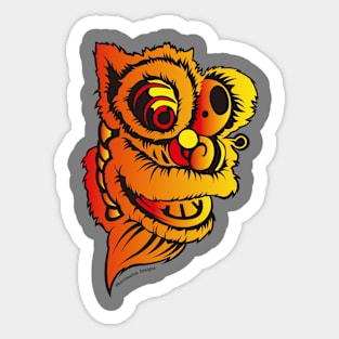 Red Lion Sticker